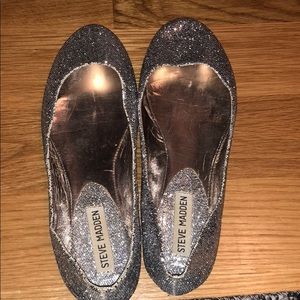 Steve Madden sparkly flats